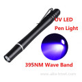 Promotional uv led 395nm flashlight pen light